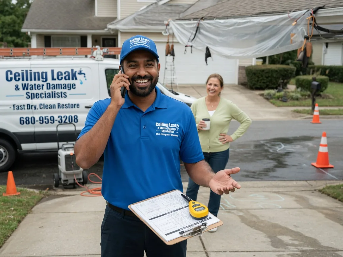 Ceiling Leak Cleanup Jacksonville, AL FAQs